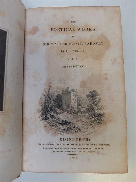 The Poetical Works of Sir Walter Scott by Sir Walter - from Argosy Book Store (SKU: 135333)