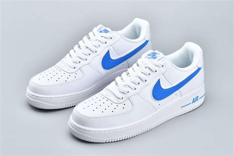 Nike Air Force In White And University Blue Favsole