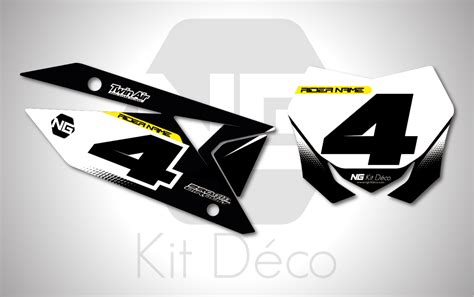 Kit D Co Fond De Plaque Num Ro Suzuki Rm Rmz Vibes S Ries