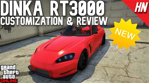 NEW Dinka RT3000 Customization Review GTA Online Tuners DLC YouTube