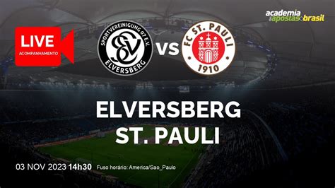 Elversberg X St Pauli Ao Vivo Alemanha Liga Rodada