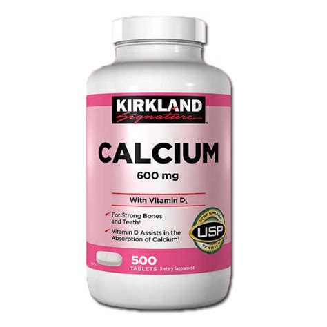 Kirkland Signature Vitamin C 1000 mg 500 Tablets - Carlo Pacific