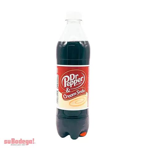 Refresco Dr Pepper Cream Soda 600 ml suBodega alcanza para más