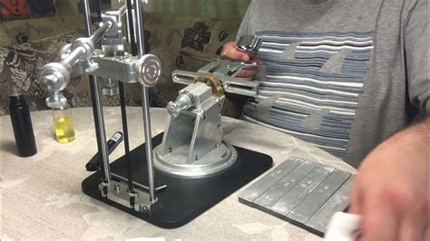 Заточка ножа на модернизированном станке "Как бритва" с использованием ...