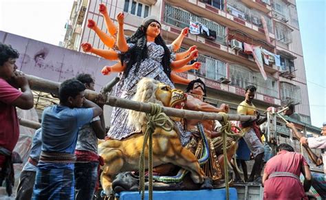 Durga Puja Street Graffiti Dedicated To Life Struggle Of Sex Workers