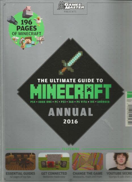 Game Master Minecraft Annual 2016 Ebay