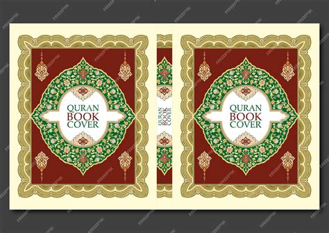 Premium Vector | Quran Book Cover Design Islamic Book Cover Design ...