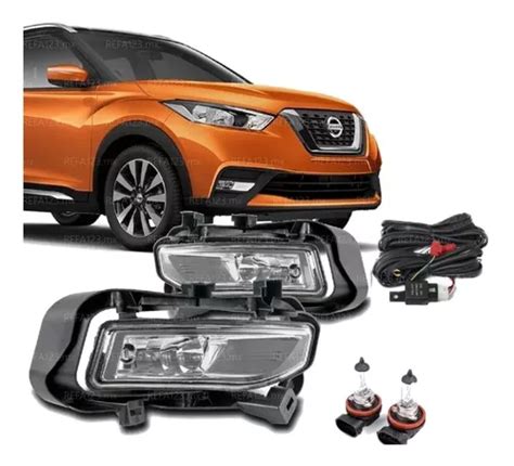 Faros Niebla Nissan Kicks Kit Calidad Original