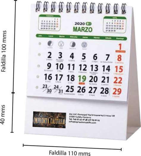 Calendario Personalizado Con Wire O X Mms Imprenta Castilla