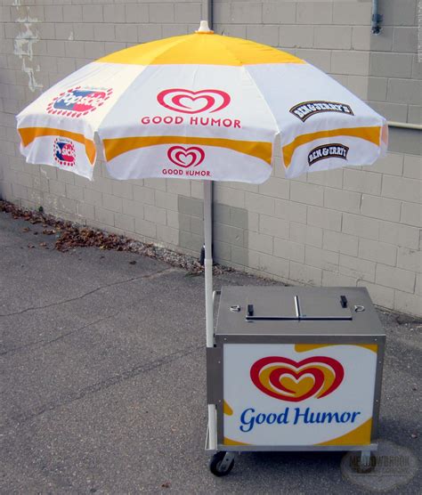 Multi-Brand Good Humor Ice Cream Push Cart Umbrella - NEW | Meadowbrook
