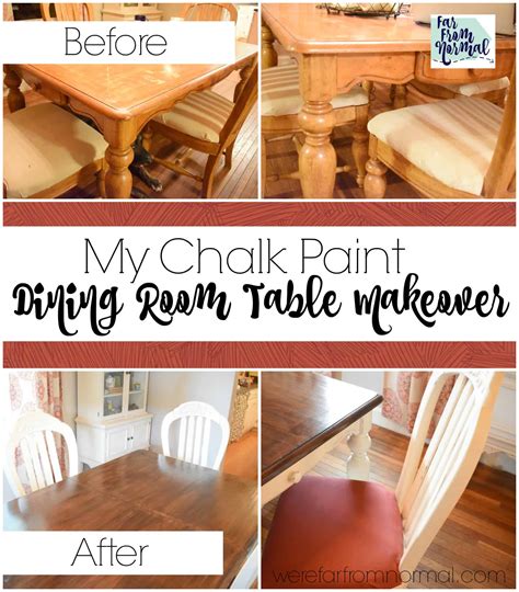 How To Chalk Paint A Dining Room Table And Chairs Brokeasshome