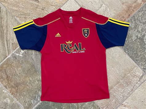 Real Salt Lake Adidas Soccer Jersey Size Youth Large 14 16 EBay