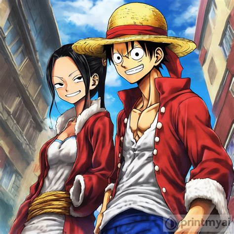 Boa Hancock And Luffy Love Across Pirate Empires Printmyai