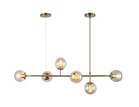 Lustre Pendente Moderno Esfera Bola Dourado Inovartte Inl85 Renovakasa