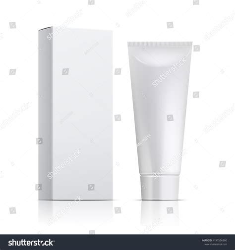 Cream Tube Packaging Ointment Toothpaste Box Stock Vector Royalty Free