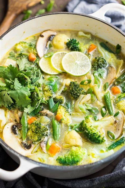 Thai Coconut Soup [coconut Curry Soup] The Kitchen Girl