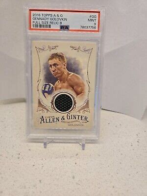 Topps Allen Ginter S Relics B Fsrb Gg Gennady Golovkin Rookie