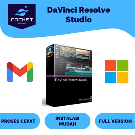 Jual Davinci Resolve Studio 17 Lisensi Full Version No Trial Permanen