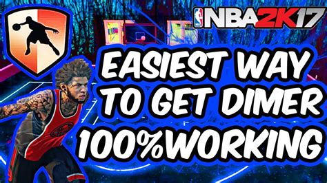 NBA 2K17 EASIEST WAY TO GET DIMER AND LOB CITY PASSER BADGE