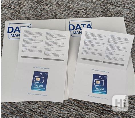 O2 datová SIM karta se 100 GB na každý měsíc bazar Hyperinzerce cz