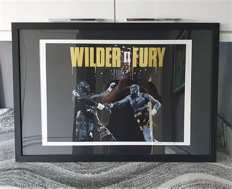 Tyson Fury vs Deontay Wilder II - Limited Edition Print. Tyson Fury
