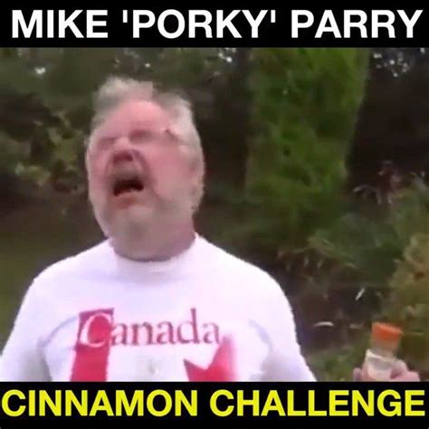 Mike ‘Porky’ Parry’s Cinnamon Challenge (talkSPORT on Twitter)