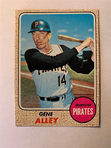 1968 Topps 53 Gene Alley For Sale Online EBay