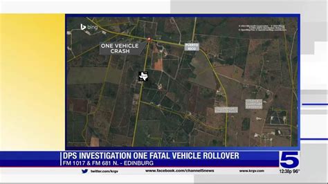 Dps One Vehicle Crash In Edinburg Kills One Person