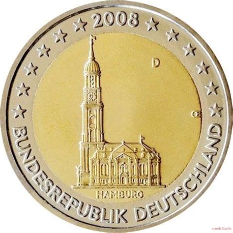 Alemania 2 Euros Conmemorativos Especial 2008 5 Cecas