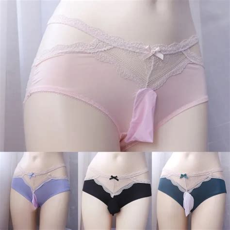 Culotte Homme Sissy N Ud Dentelle String Slips Bikini Sous V Tements