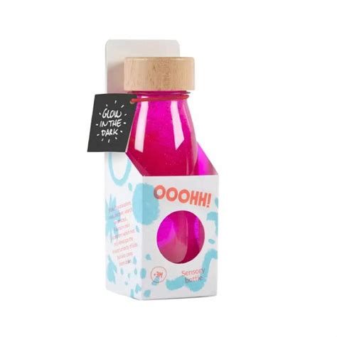 BOTELLA SENSORIAL ROSA FLOAT FLUORESCENTE PETIT BOUM Juegos Y