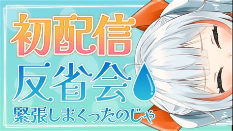 初配信反省会 】初配信おつかれ！やり残したことをやるぞ～！【新人vtuber 】 Youtube