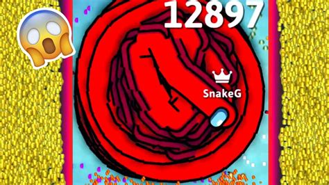 Omg Red Imposter Snake Found Tasty Snakes Score Best Snake Io Epic