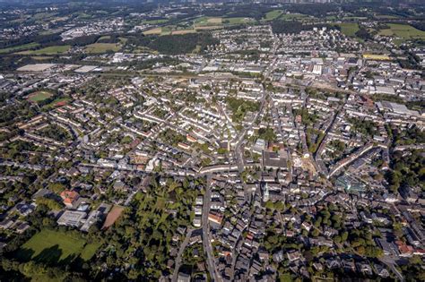 Schwelm Von Oben Stadtzentrum Im Innenstadtbereich In Schwelm Im