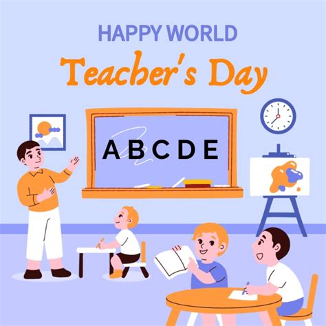 Teachers Day Instagram Post Template Postermywall