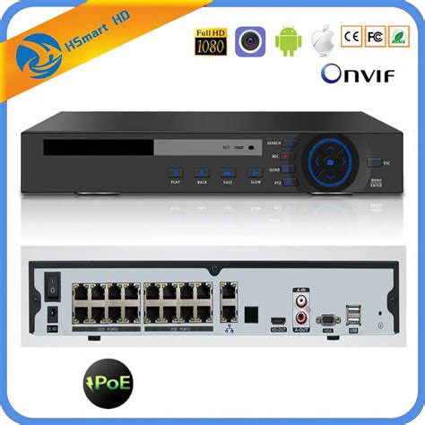 H Ch K V Poe Nvr For Mp Mp Mp Onvif Ip Ptz Camera