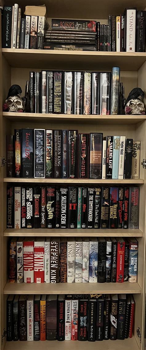 Stephen King Bookshelf - Finally Filled : r/stephenking