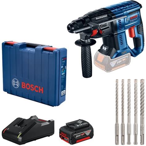 Bosch GBH 180 LI 1x4 0 Ah 5 Delni Set SDS Plus 5x Burgija 0615990M9C