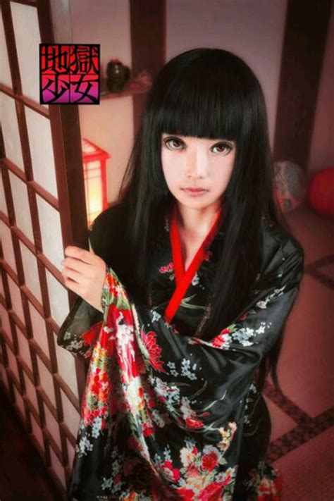 Japanese Anime Hell Girl Enma Ai Cosplay Costume Women Girls Kimono High Quality Ebay