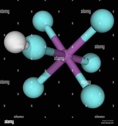 Fluoroantimonic acid molecule Stock Photo - Alamy