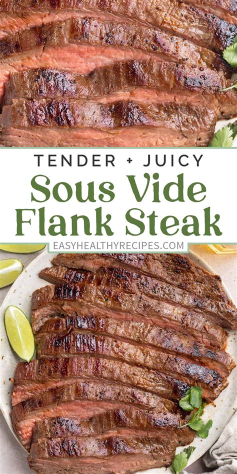 Sous Vide Flank Steak - Easy Healthy Recipes