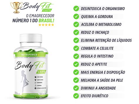 Body Fit Caps O Emagrecedor N Mero Do Brasil Confira Aqui