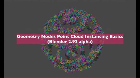 Livenoding Geometry Nodes Point Cloud Instancing Basics Youtube