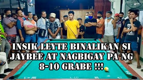 Insik Leyte Jaybee Sucal 8 10 Handicap 10balls Race 10 5k Davao