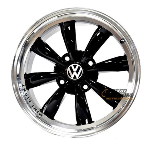 Rines 15x6 5 Barrenacion 4 130 Para Vocho Vw Logo Black Diam Meses