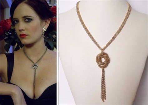 James Bond Casino Royale Vesper Lynd Love Knot Necklace