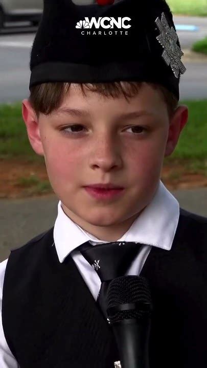 Meet The 9 Year Old Bagpiper Who Helped Lead The Procession To Honor A