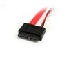 Startech In Slimline Sata To Sata W Lp Power Cable Adapter