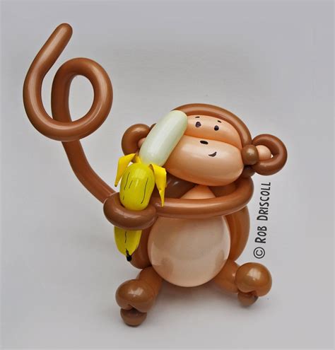 My Daily Balloon 23rd May Monkey Balloon Crafts Balloon Diy