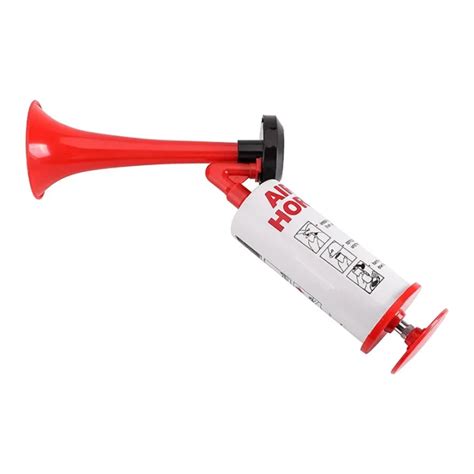 Handheld Air Horn Aluminum Abs Portable Handheld Air Pump Horn Loud Noise Maker Safety Horn